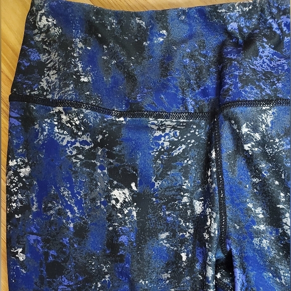 Eddie Bauer Womens High Rise Leggings Yoga Workout Pants Small Black Blue Gray - Picture 3 of 10